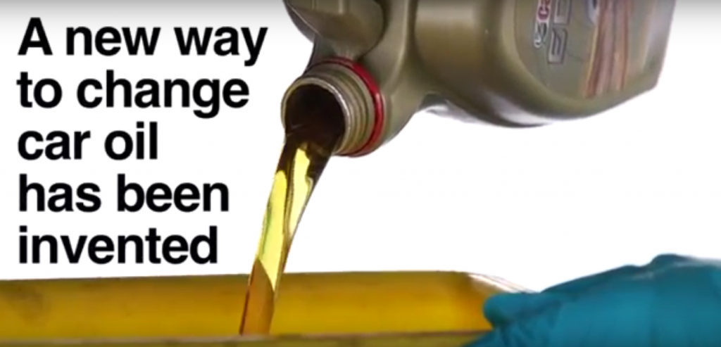 A new way to change car oil unveiled by Castrol