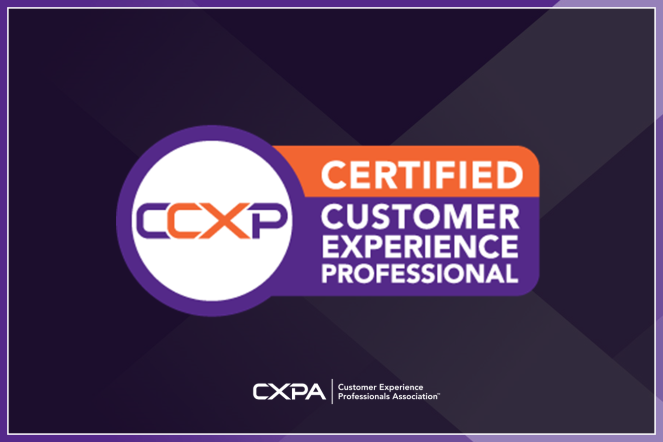 The banner shows the logo of the organization that issues the certification explained in the article My CCXP journey.