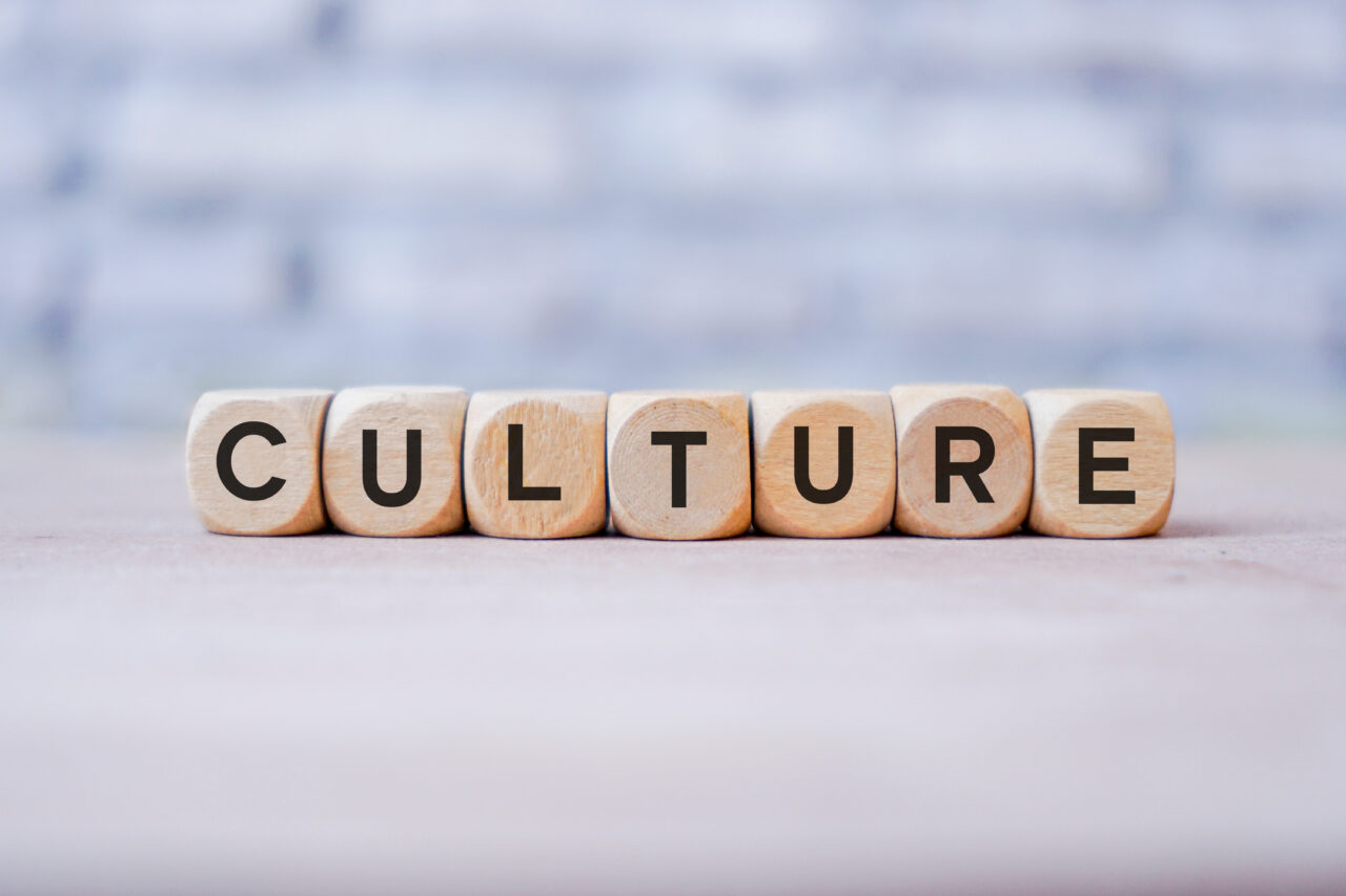 an image showing a word culture, indicating culture as one of the key drivers for CX transformation. 