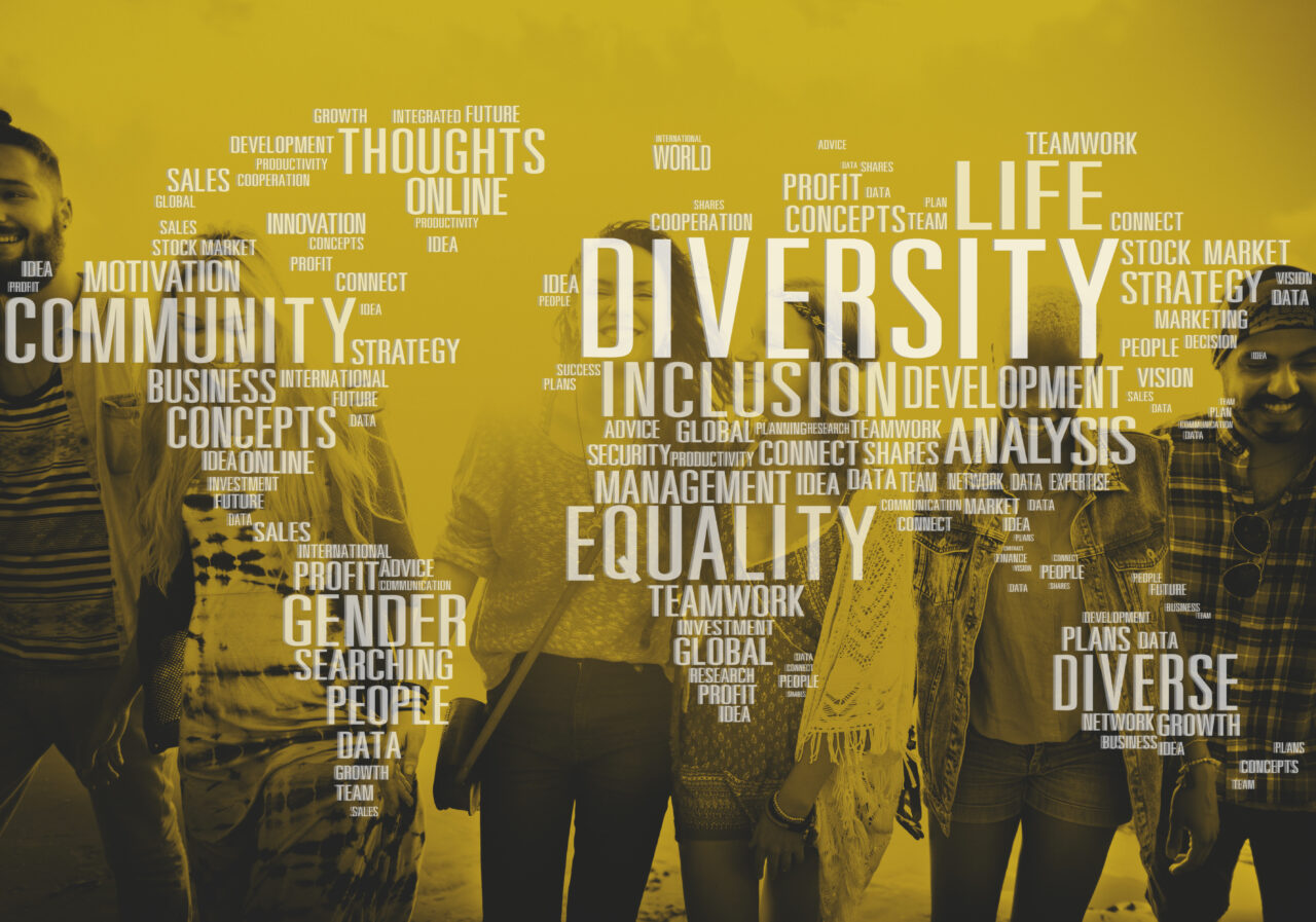an image showing diversity and inclusion of the marketing content. 