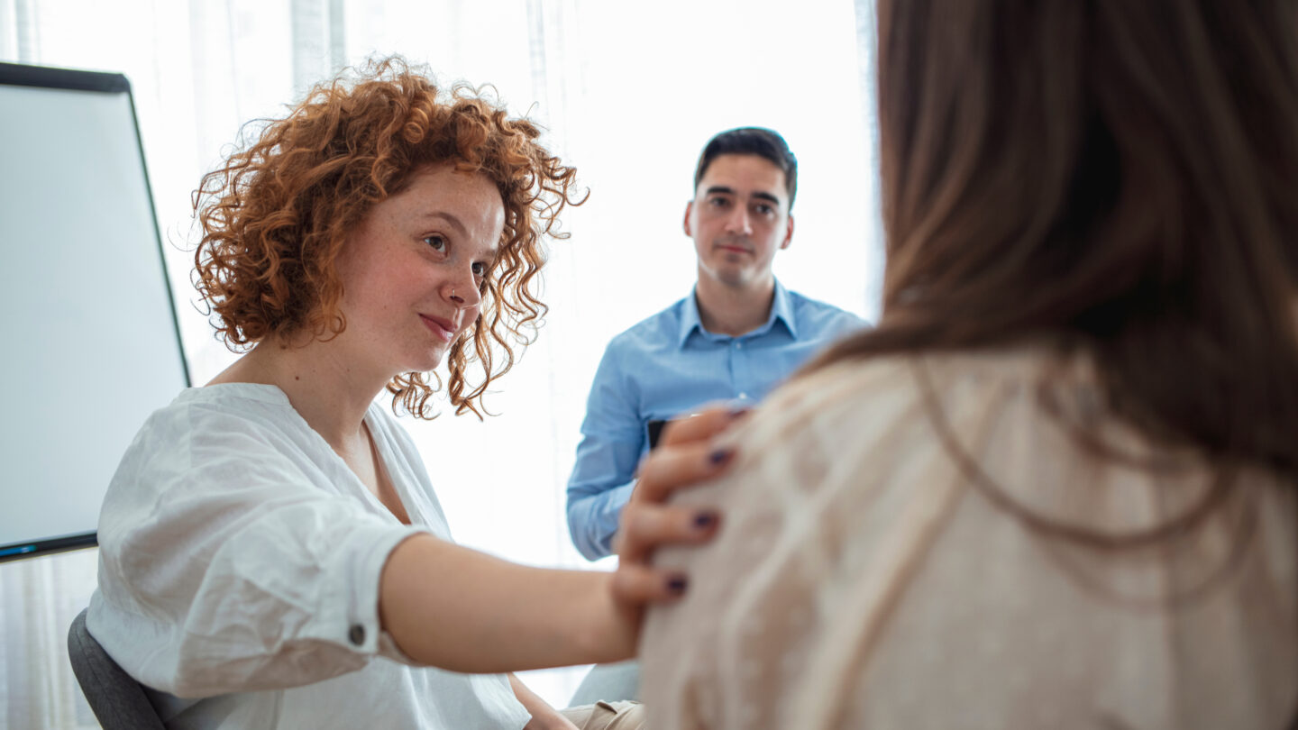 an image showing a person treating well vulnerable customers