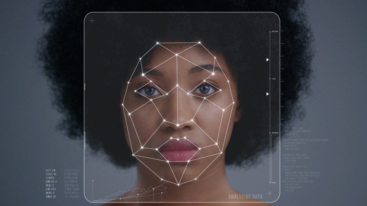 an image showing an algorithm detecting a face of a black women. This explains an intent of building ethical technology. 
