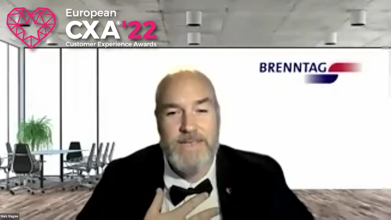 European customer experience awards winner, Brenntag