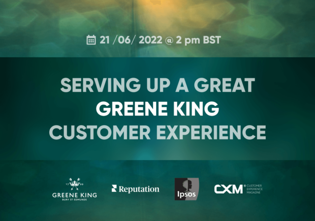 CX webinar - serving up a great Greene King experience