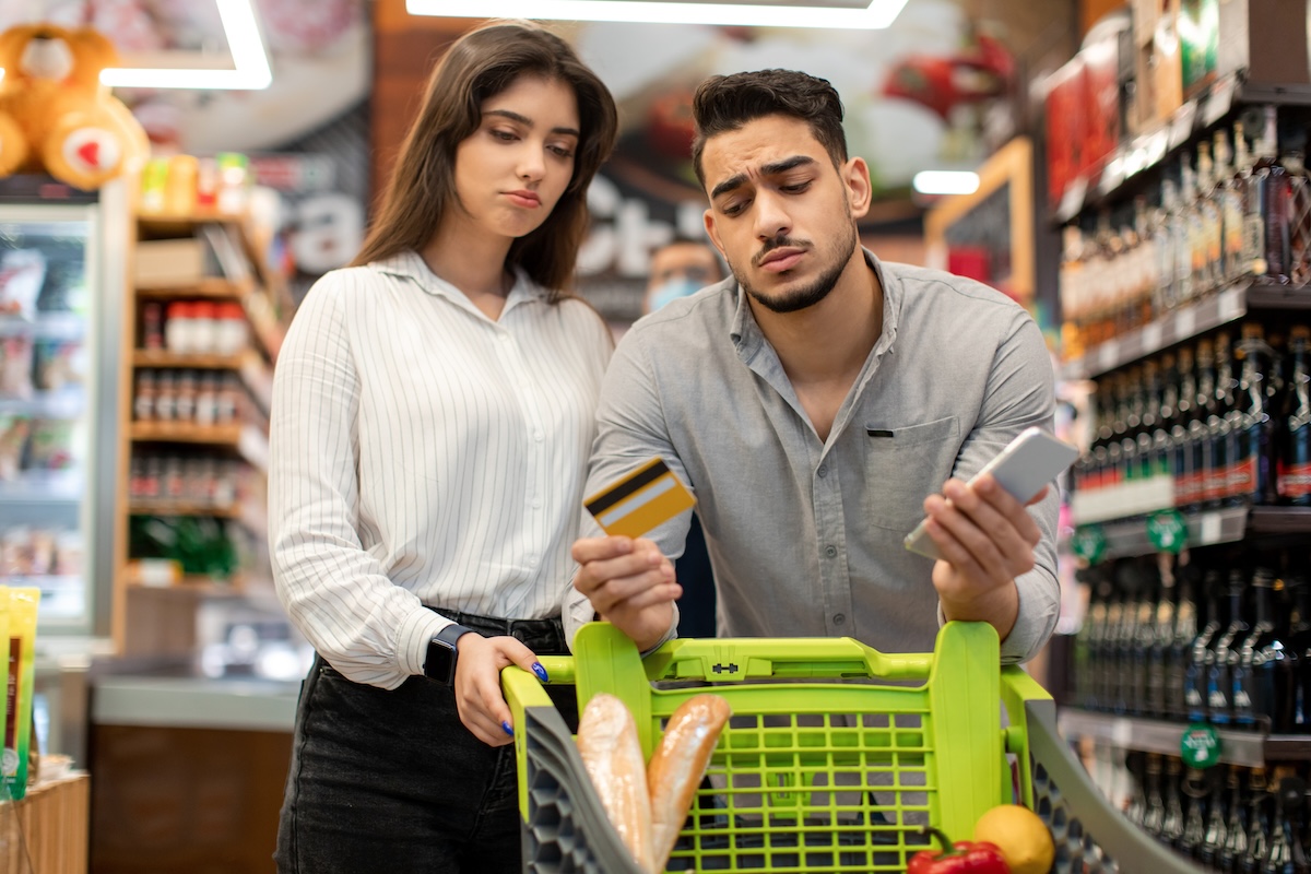 Sainsbury's speaking about customers struggling to spend money